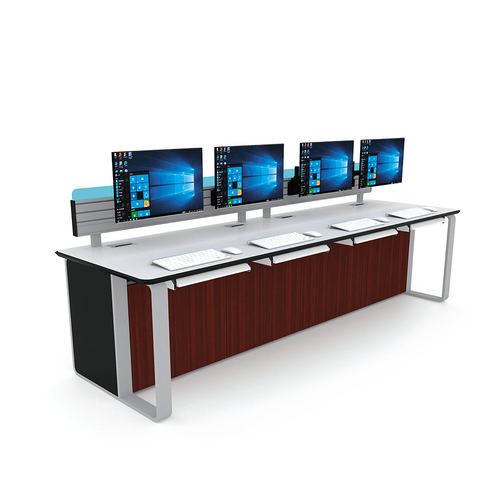 Command Center Security Control Center Desk Equipment Furniture Monitoring Console Table