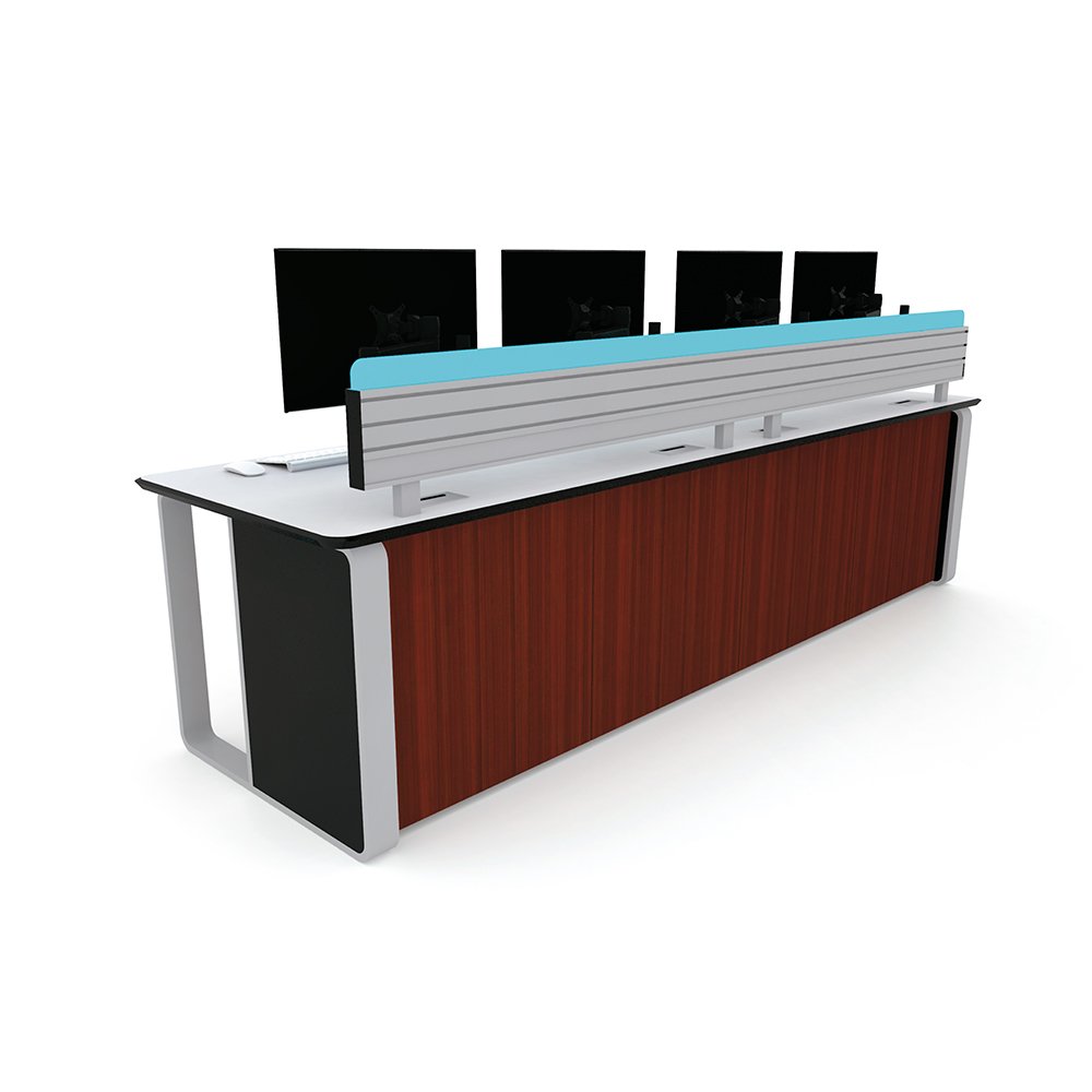 Command Center Security Control Center Desk Equipment Furniture Monitoring Console Table