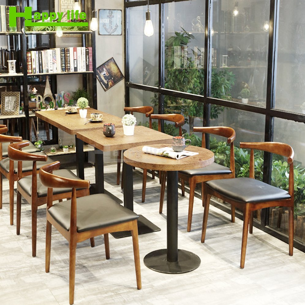 Chinese antique vintage hotel french style luxury restaurant dining room table and chair set