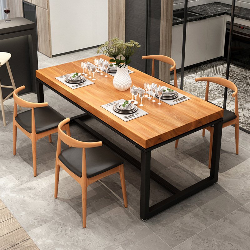 Chinese antique vintage hotel french style luxury restaurant dining room table and chair set