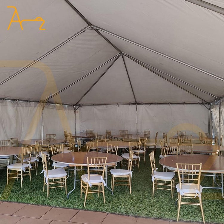 Hot sale 10 People Outdoor Banquet Event Antique Dinning Table Solid Wood Round Folding Tables For Hotel Wedding Party