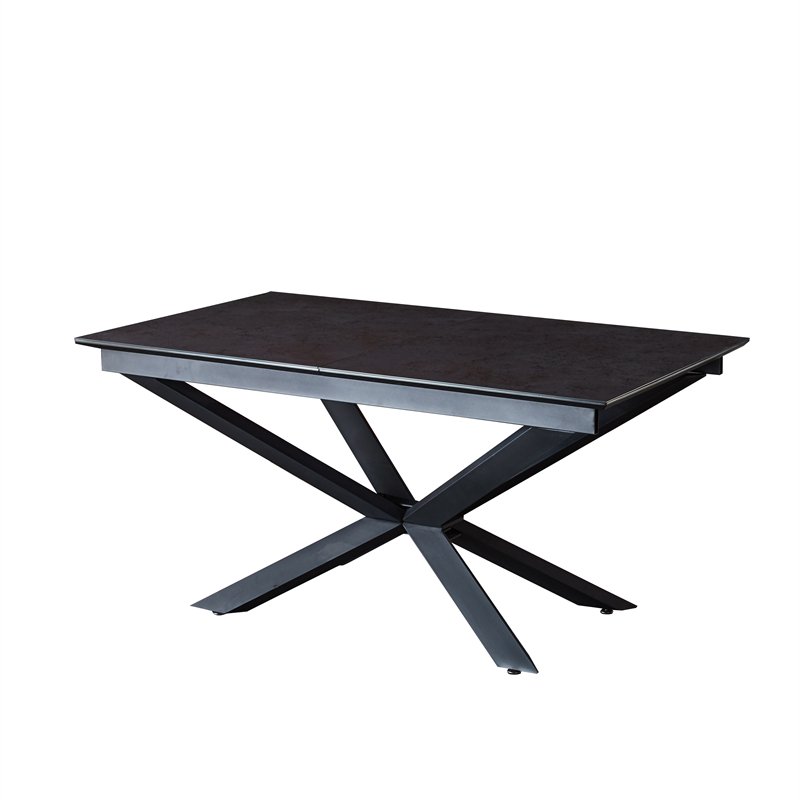multifunction New Rectangular extendable folding dining table set Marble Top dinning Table Set for dining room