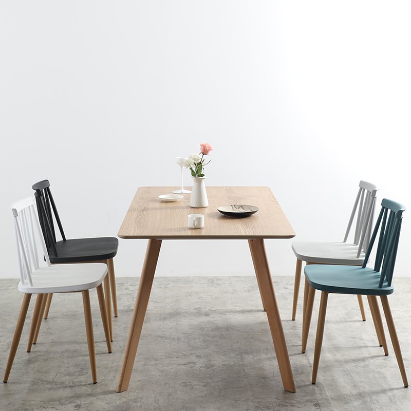New Luxurious Home Kitchen Restaurant Use masa takimi 4 Or 6 Person Solid Wood Dining Table
