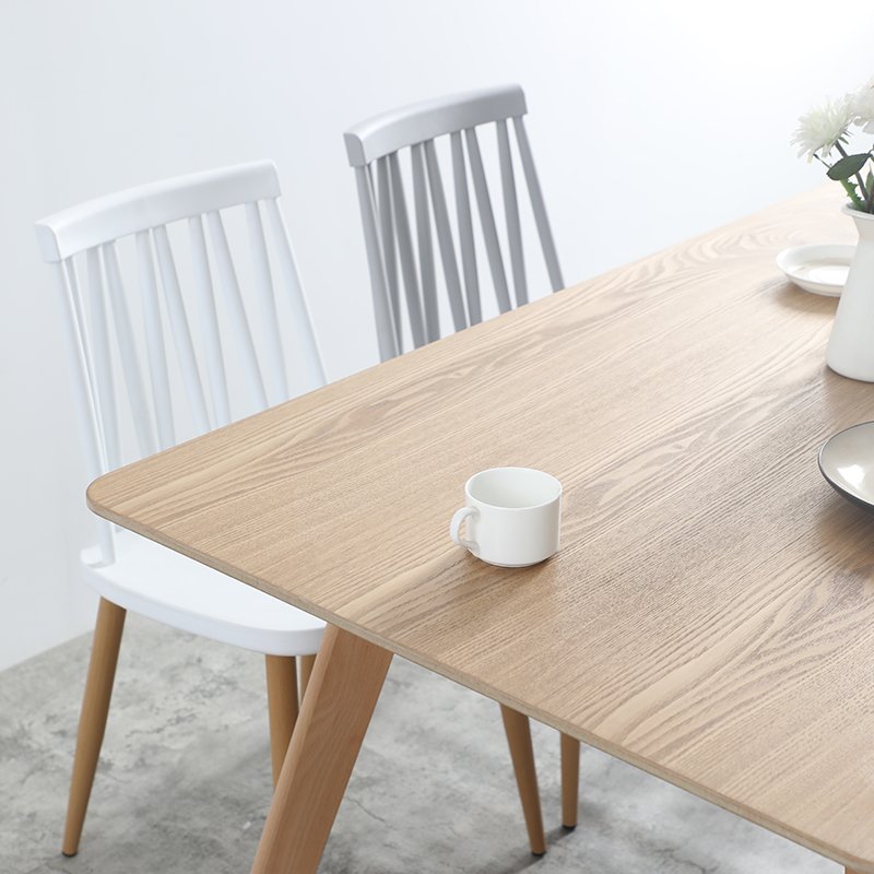 New Luxurious Home Kitchen Restaurant Use masa takimi 4 Or 6 Person Solid Wood Dining Table