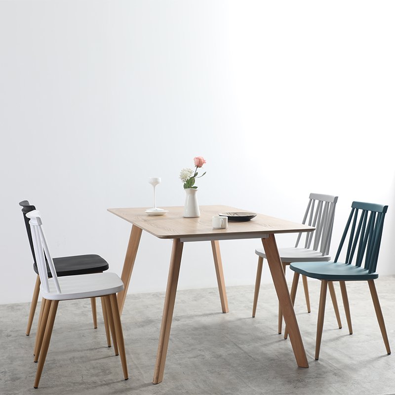 New Luxurious Home Kitchen Restaurant Use masa takimi 4 Or 6 Person Solid Wood Dining Table