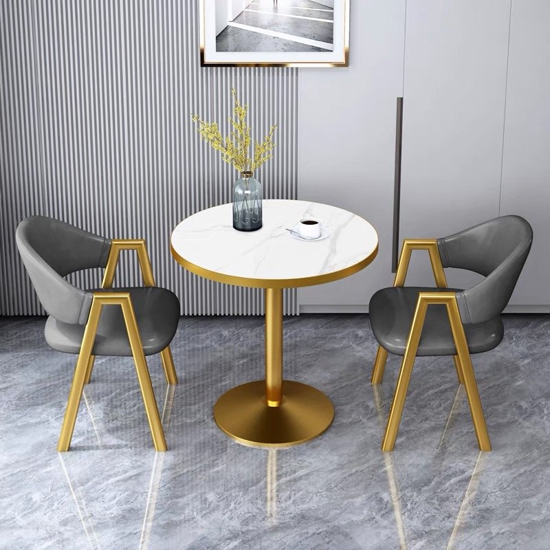 Cheap classic 2 -4 seater solid wood dining table set/dining table and chairs for the cafeteria reception negotiation small unit