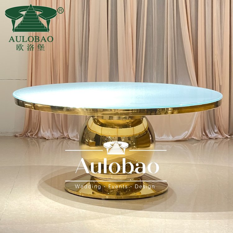 Wedding Furniture For Celebration Luxury Modern Round Dining Table Set