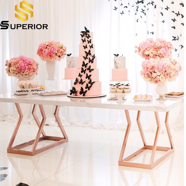 foshan wedding tables luxury gold mesas para fiestas por mayor hotel dining tables for events