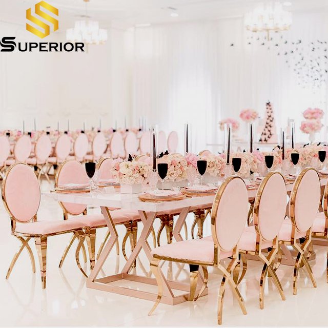 foshan wedding tables luxury gold mesas para fiestas por mayor hotel dining tables for events