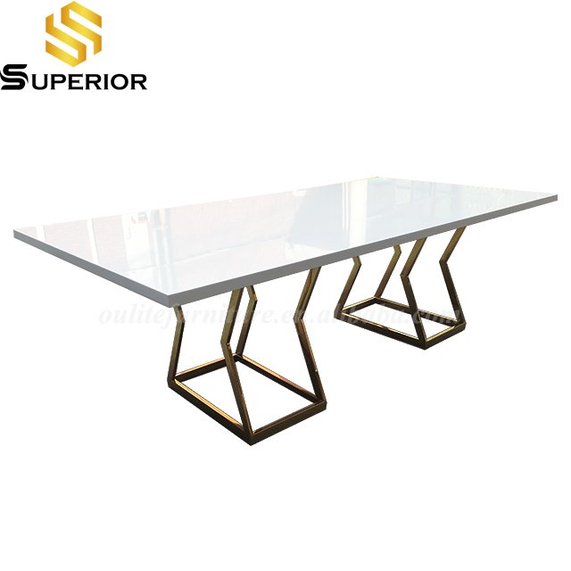 foshan wedding tables luxury gold mesas para fiestas por mayor hotel dining tables for events