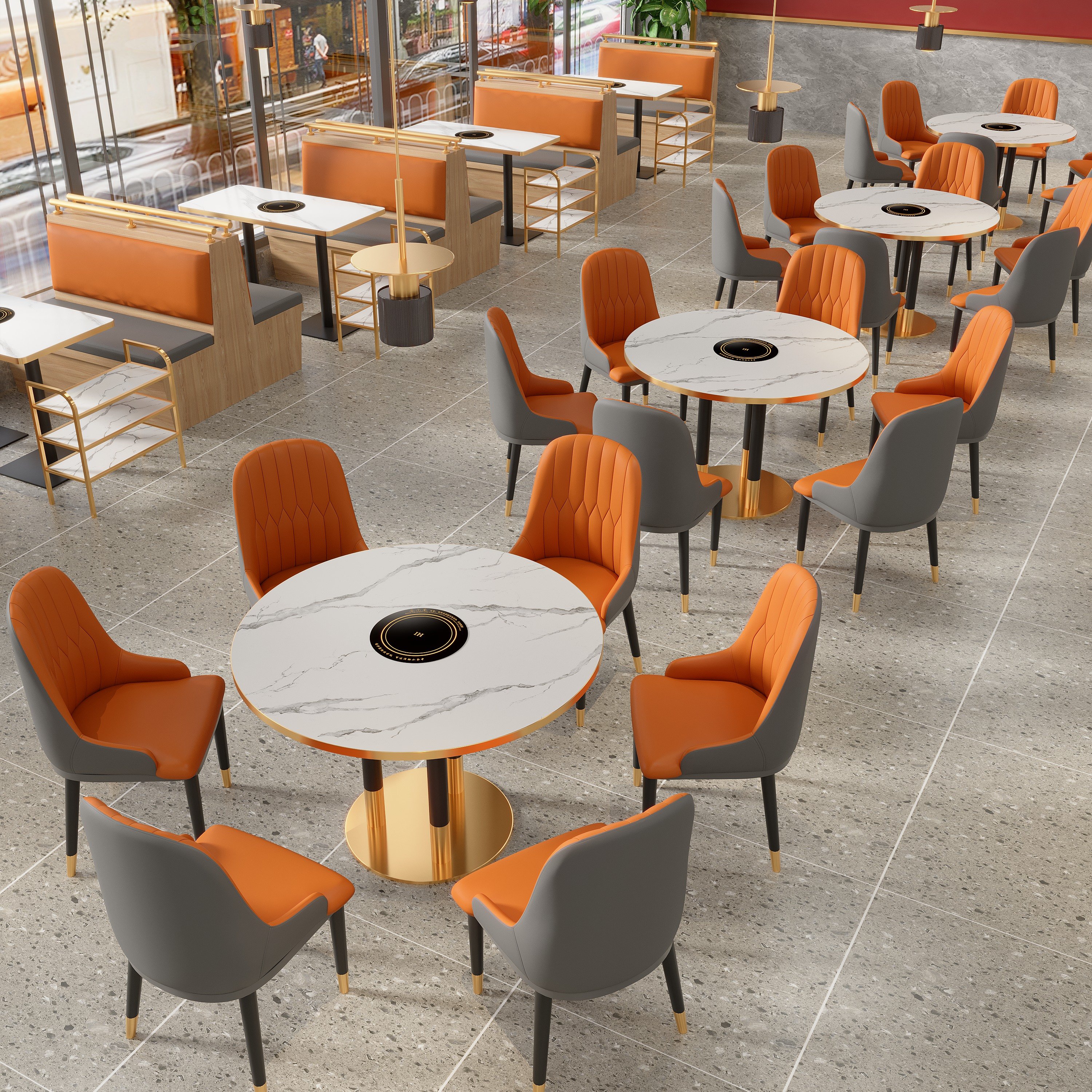 New Design Professional Contemporary Style Suitable For Indoor Dining Outdoor Dining Quality Assurance Slate Dining Table