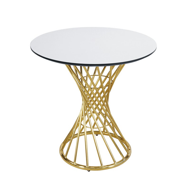 Party decoration gold wedding personalized competitive price corner coffee table european concrete coffee table nordic