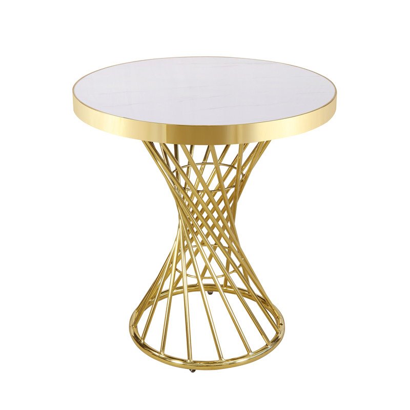 Party decoration gold wedding personalized competitive price corner coffee table european concrete coffee table nordic