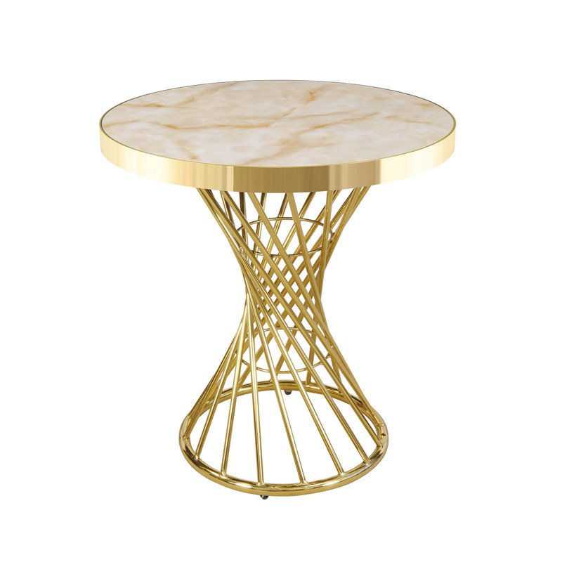 Party decoration gold wedding personalized competitive price corner coffee table european concrete coffee table nordic