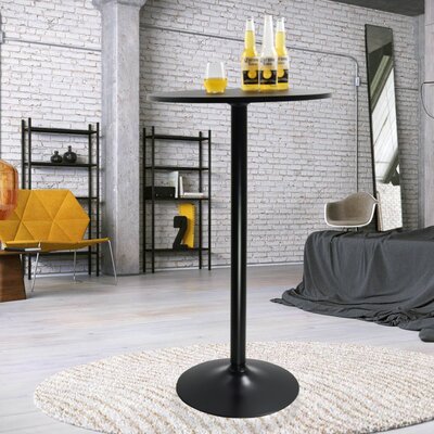 Modern Height adjustable Wooden style Bar Restaurant Furniture Solid Wood Round Dining Table