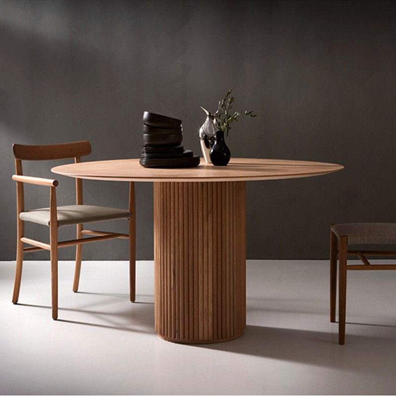 Modern Rustic Wooden Wedding round Table event wood Base For bar table