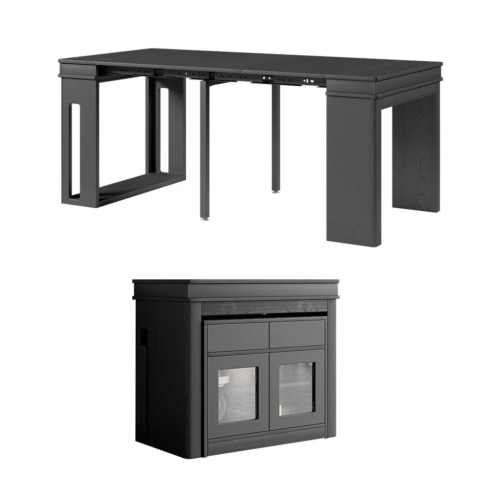 Hot-Selling Nordic Style Retractable Folding Table Suitable For Family Covered Table Living Room Dining Table Home Furniture