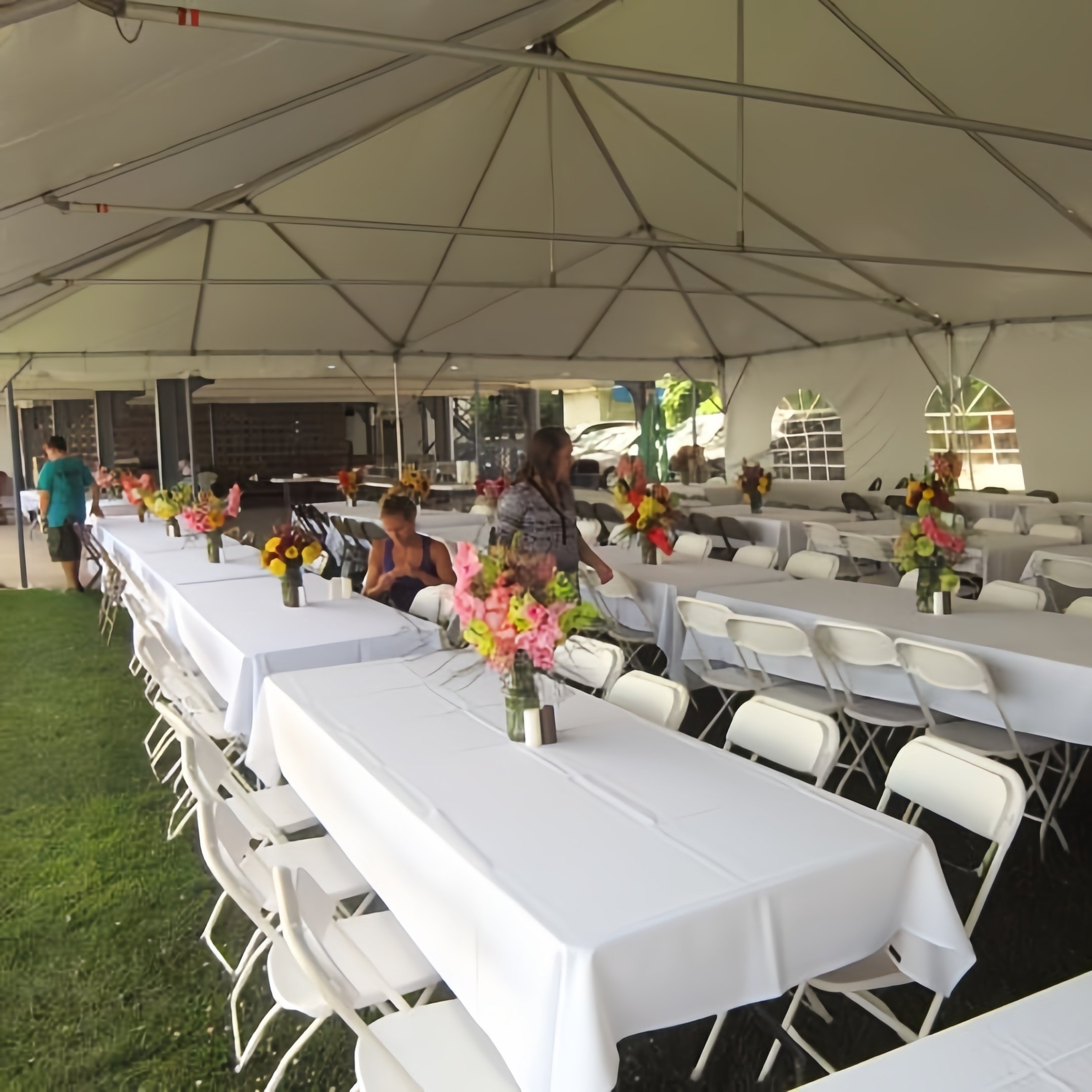 wholesale 6ft White HDPE Portable Mesa Plegable Rectangular Folding Table Outdoor Rental Camping wedding Banquet Events
