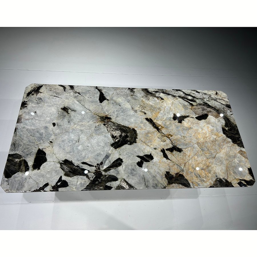 Luxury Elegant Home Restaurant Furniture 4 6 8 10 Seater Table Dining Rectangle Shape Marble Dining Table