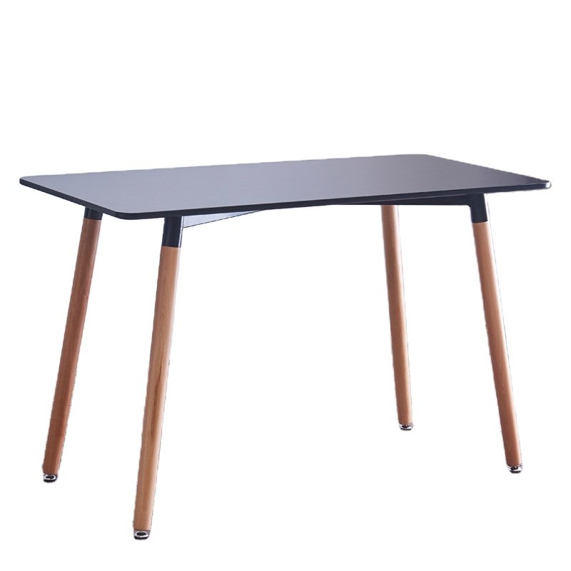 nordic wood table top square Coffee dining table set 4 seater for Kitchen furniture