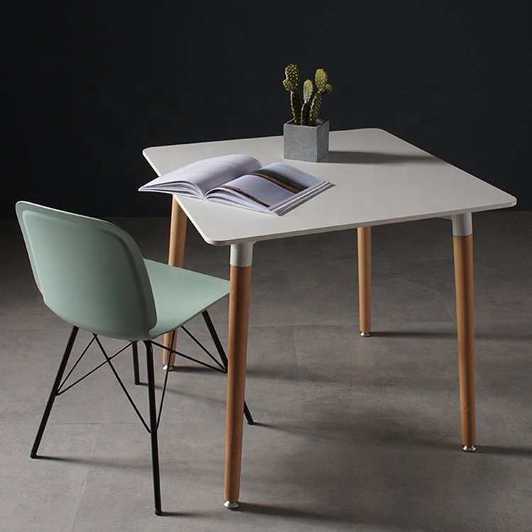 Factory wholesale large square coffee table indoor wood dining table square small coffee table