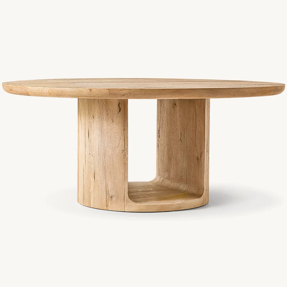 Hotel Furniture Customized Modern Hotel Bedroom Small Table Round Wooden Dining Table Sets