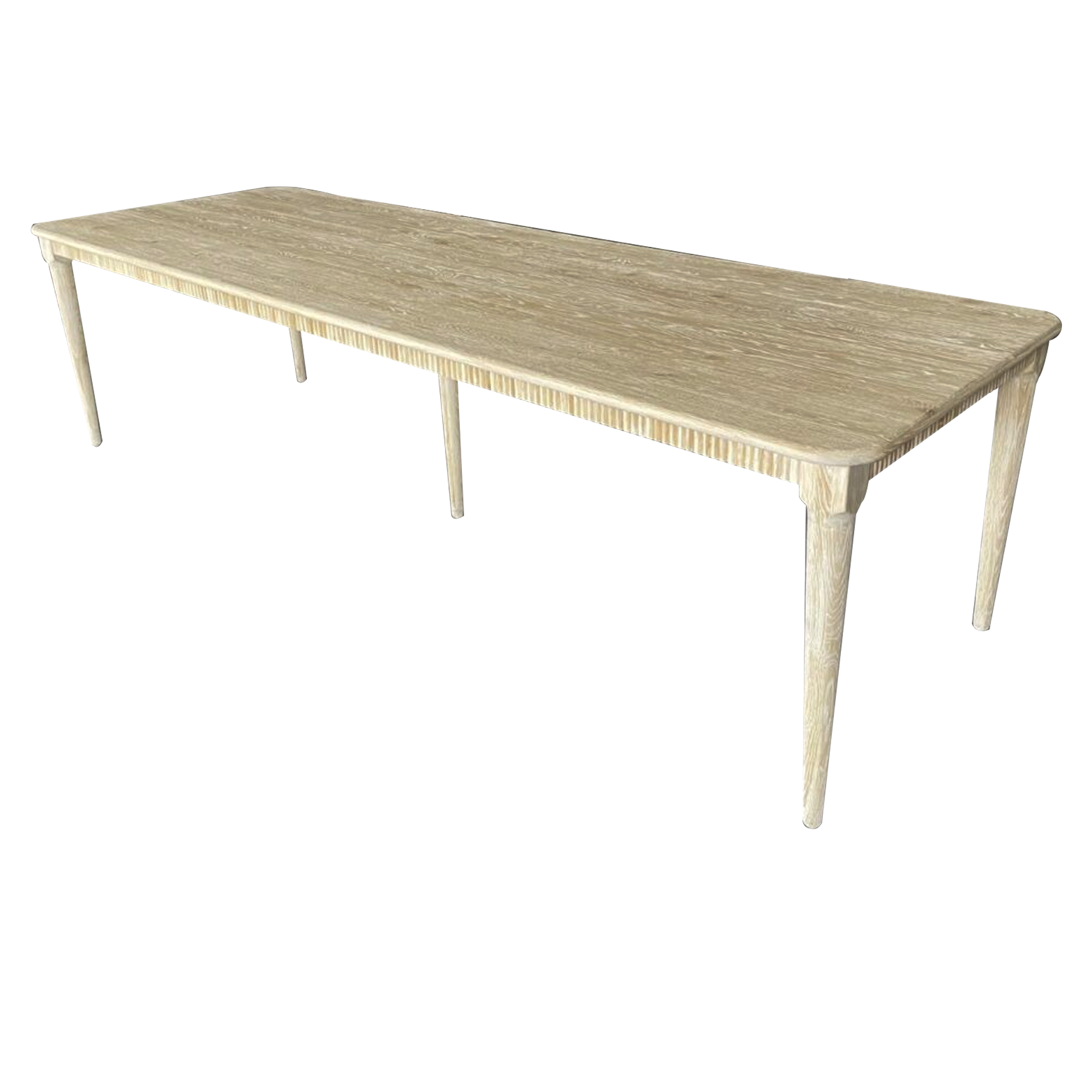 Dining room furniture antique retro dinner table solid wood 8 10 seater dining table