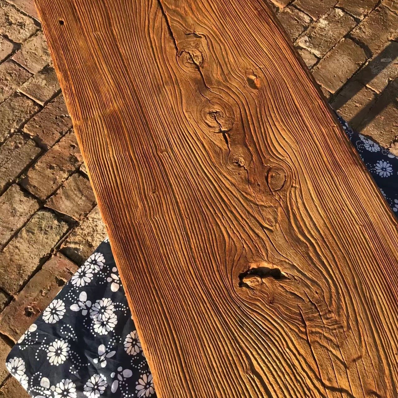 Old Elm Wood Textured Weathered Board Home Furniture Door Panel Tea Table Wooden Bar Counter Wholesale Tabletop Options