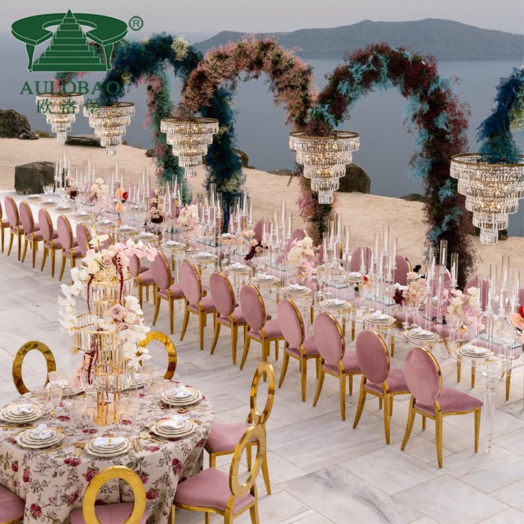 Wedding Furniture Clear Acrylic Wedding Dining Table Settings