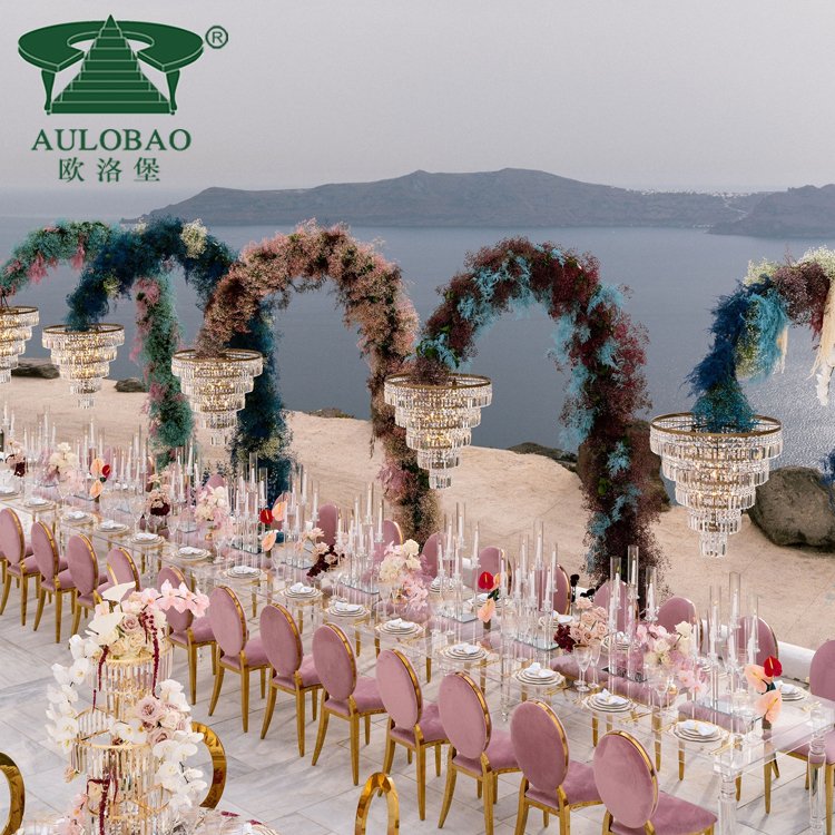 Wedding Furniture Clear Acrylic Wedding Dining Table Settings