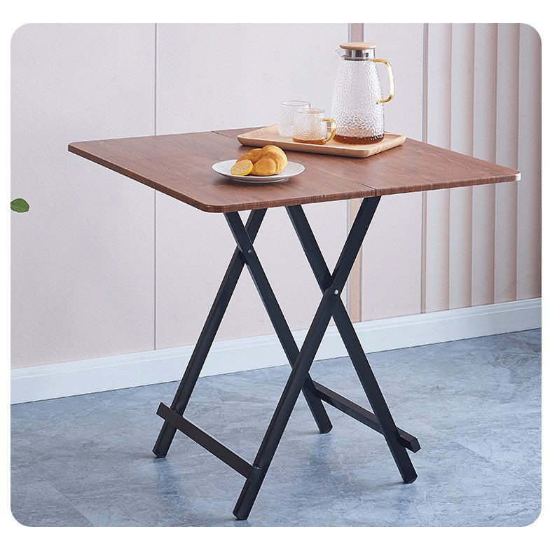 Factory supply home dining furniture MDF folding dining table modern square dining tables for small space
