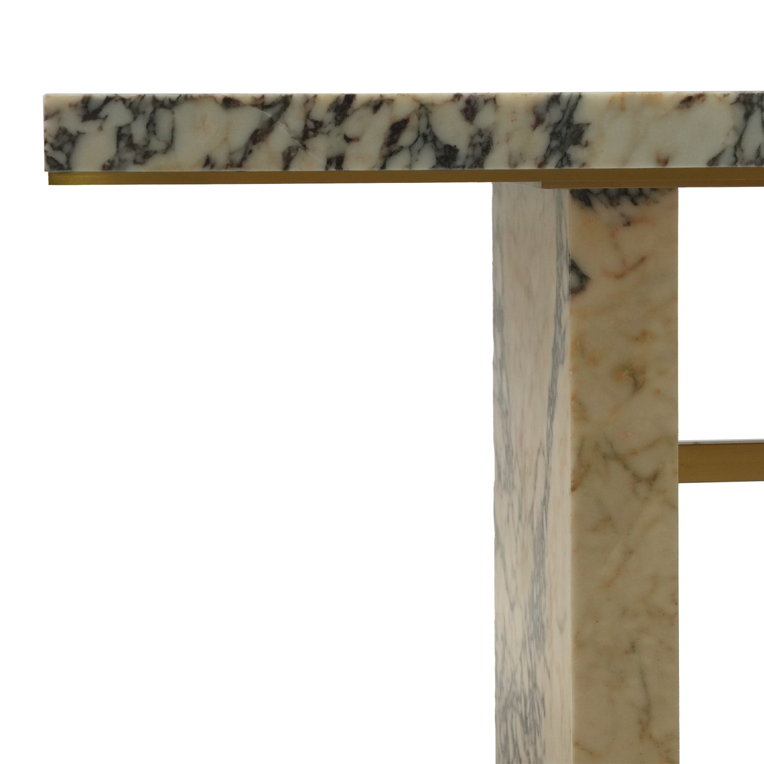 Customized rectangular marble dining table for luxury natural marble hotel dining table