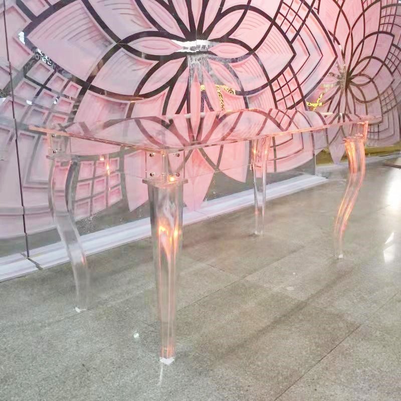 New wedding detachable transparent acrylic triangle gourd table