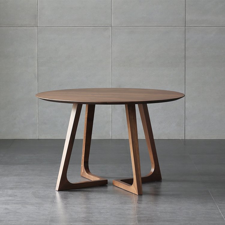 High quality dining room restaurant hotel cafe home furniture round solid wood dining table wooden restaurant table set