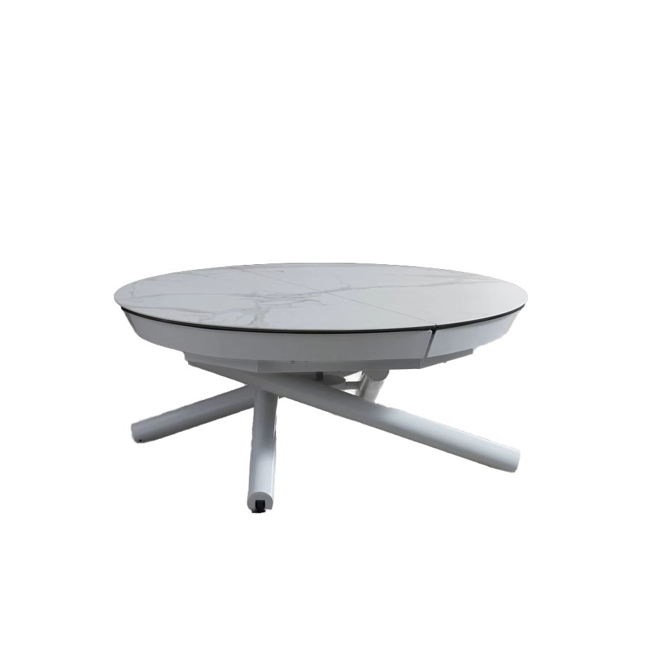 Best-Selling Modern Luxury Marble Coffee Table Metal Panel Elegant Dining Room Furniture Hotel Home Use Living Room Apartment