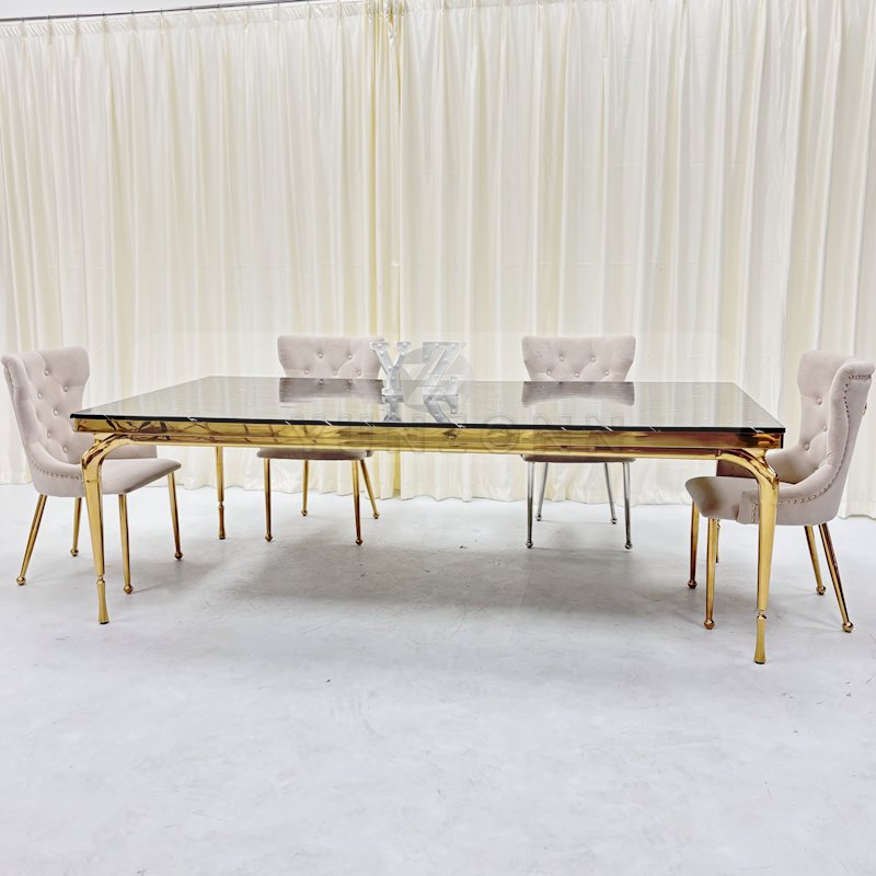 Modern Luxury Marble Dining Table Set New Design Style Hotel Furniture for Dining Room