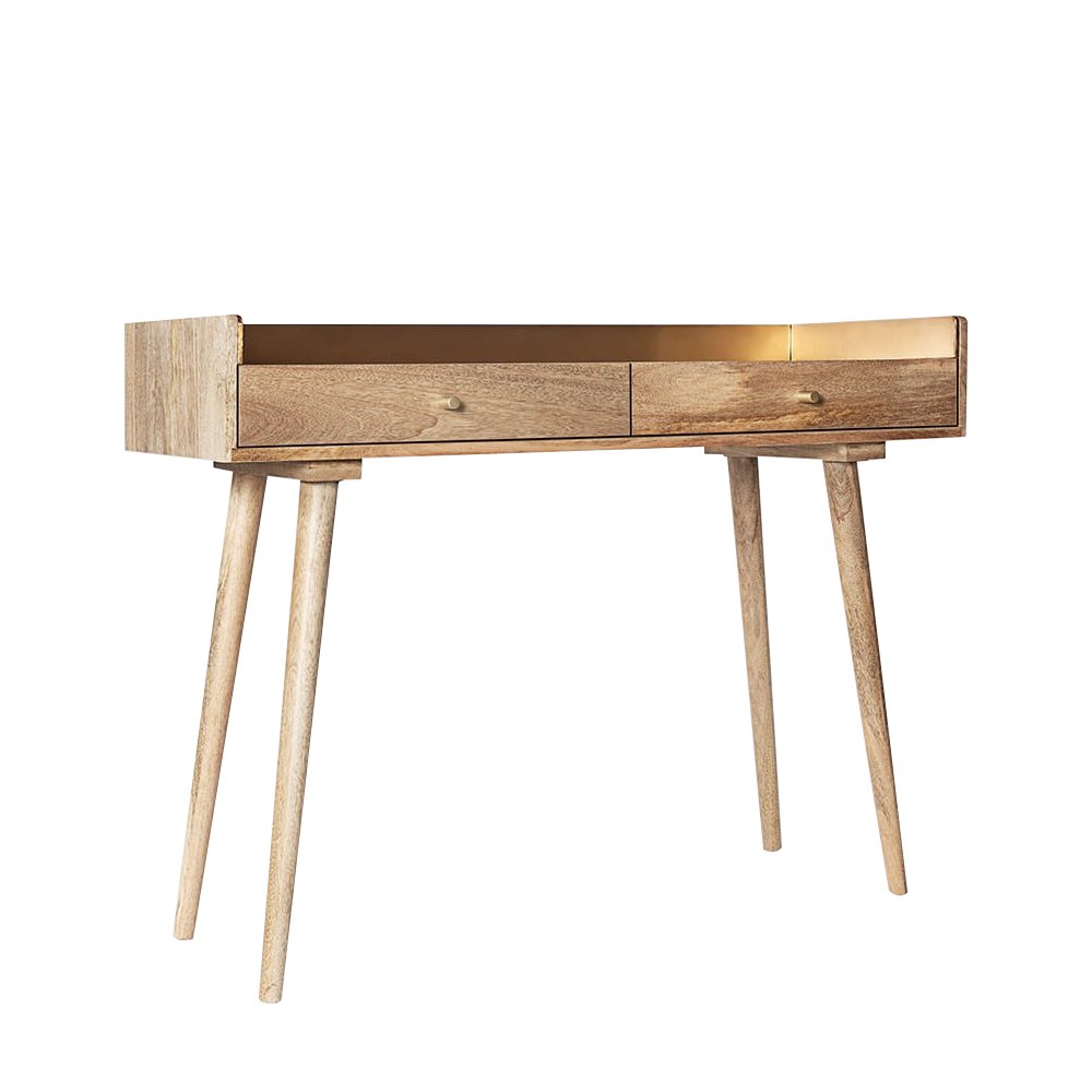 Fresco Desk 2 Drawer Modern minimalist latest design for office space wooden furniture computer desk