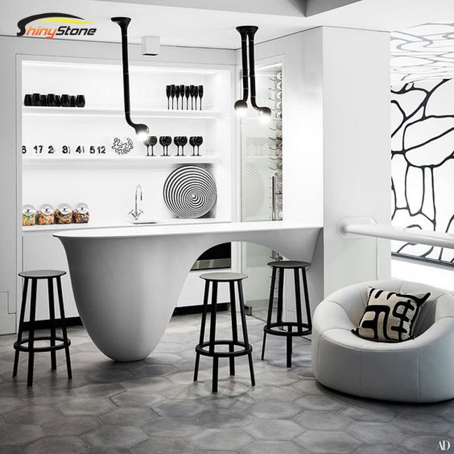Luxury Artificial Marble Kitchen Bench Table
