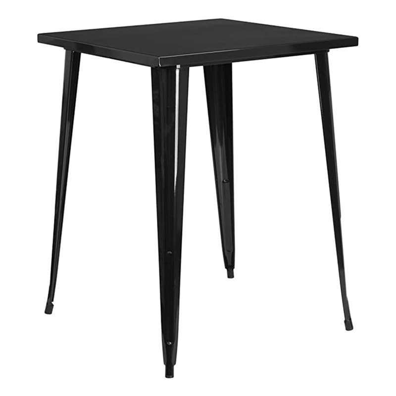 Factory Directly Supply Antique Retro Indoor Table Steel Kitchen Table