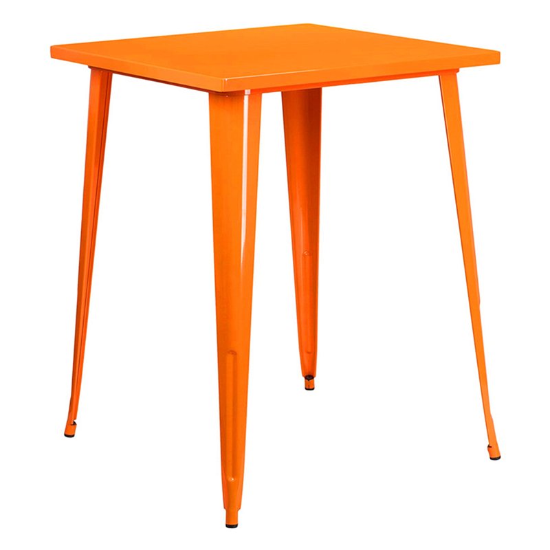 Factory Directly Supply Antique Retro Indoor Table Steel Kitchen Table