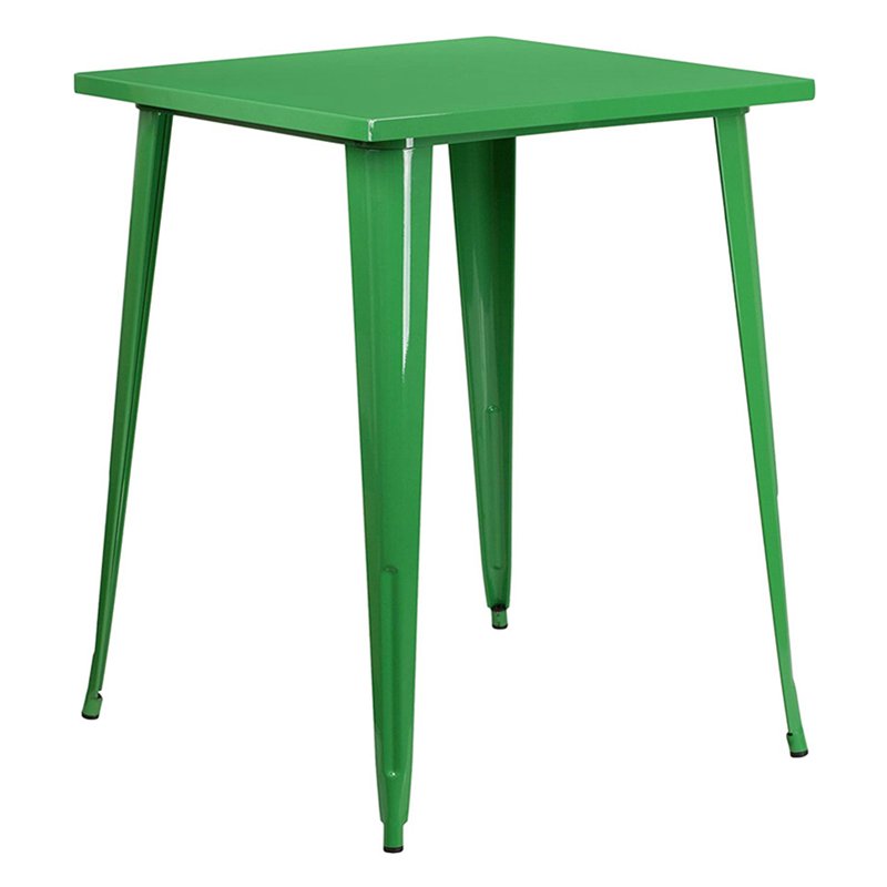 Factory Directly Supply Antique Retro Indoor Table Steel Kitchen Table
