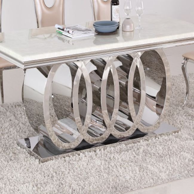 High Quality Dining Table Design Marble Dining Room furniture Luxury Dining Wedding Tables