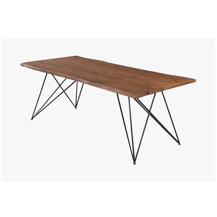 Direct Factory Supply Contemporary Wooden Dining Table Sleek Design for Minimalist Interiors for Sale from India