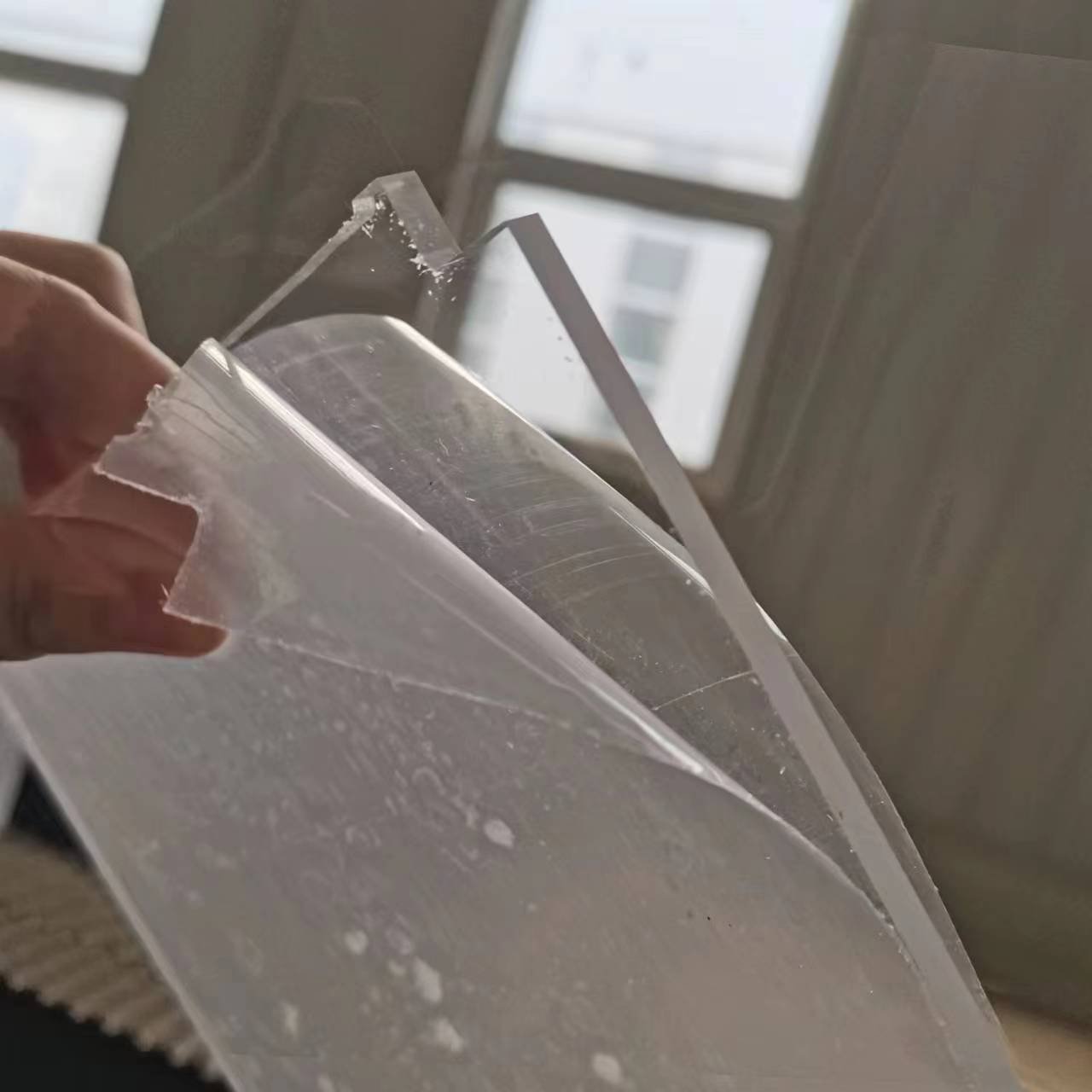 Custom transparent stackable wholesales high quality crystal plastic square clear acrylic event wedding dining table