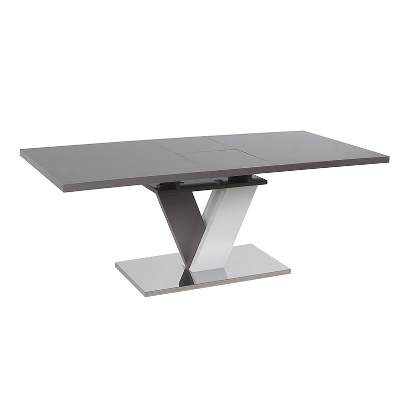 Modern Luxury White Wooden Kitchen Dining Table Extendable Dinning Room Dinner Table For 6 8 10 Seats