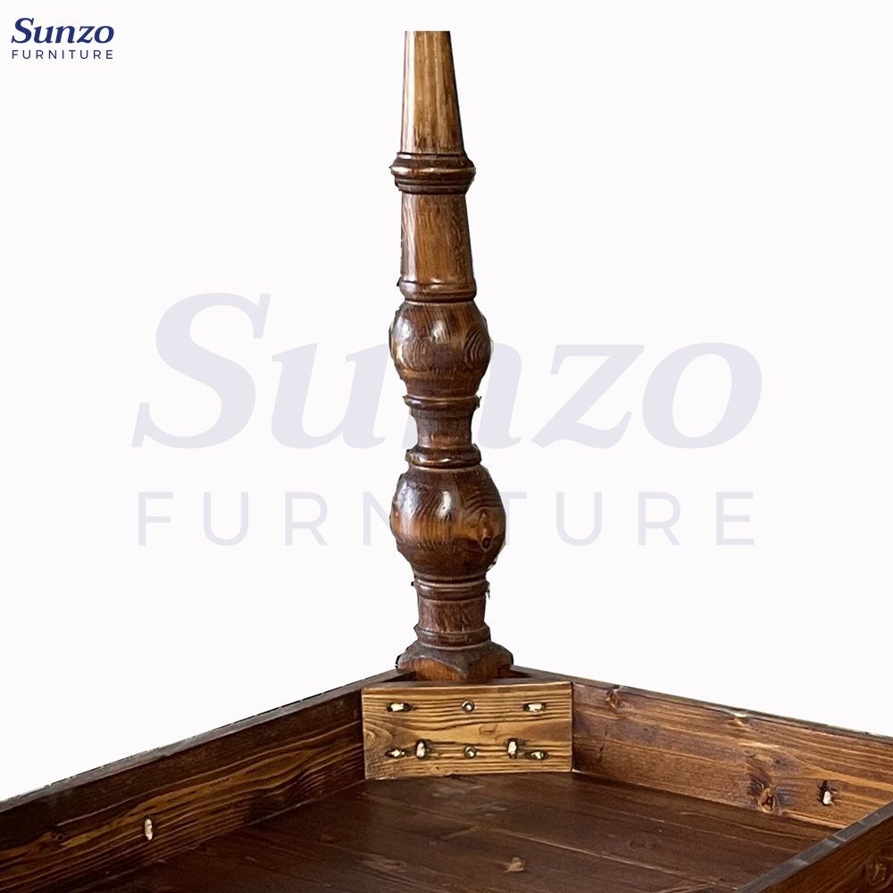 Hot Sale Rustic Pine Wood Banquet Tables Wedding Farmhouse Table Event Party