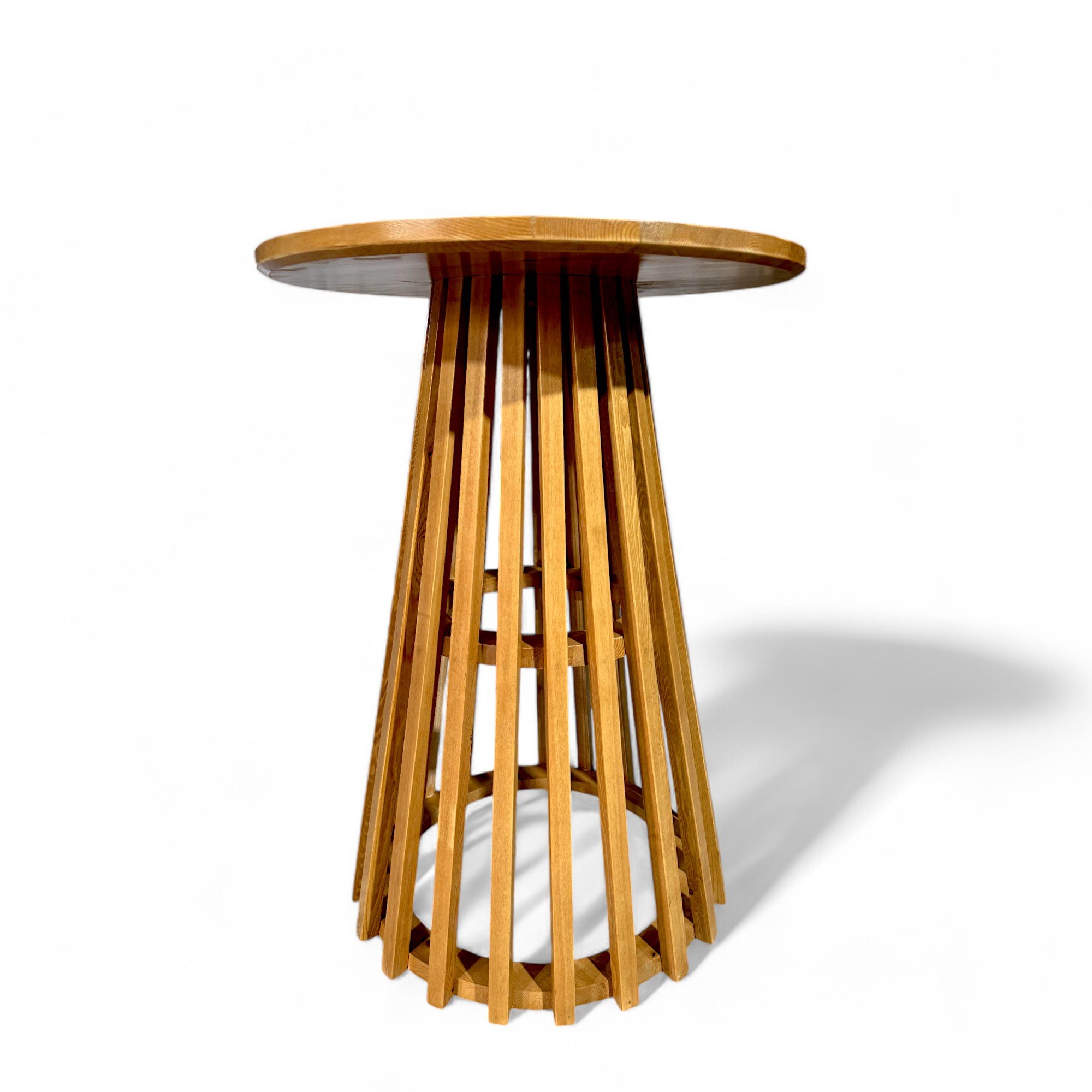 Solid wood bar table Dia 80cm round high bar party cocktail table