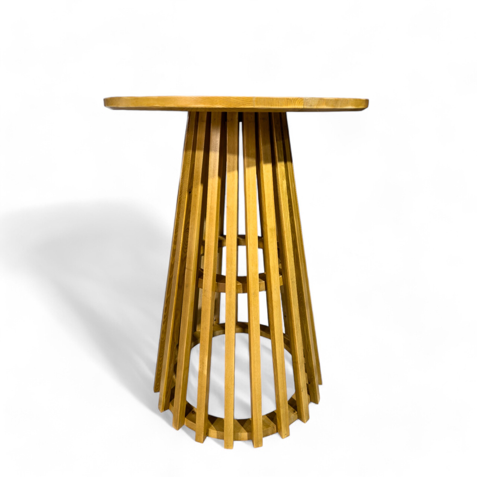 Solid wood bar table Dia 80cm round high bar party cocktail table