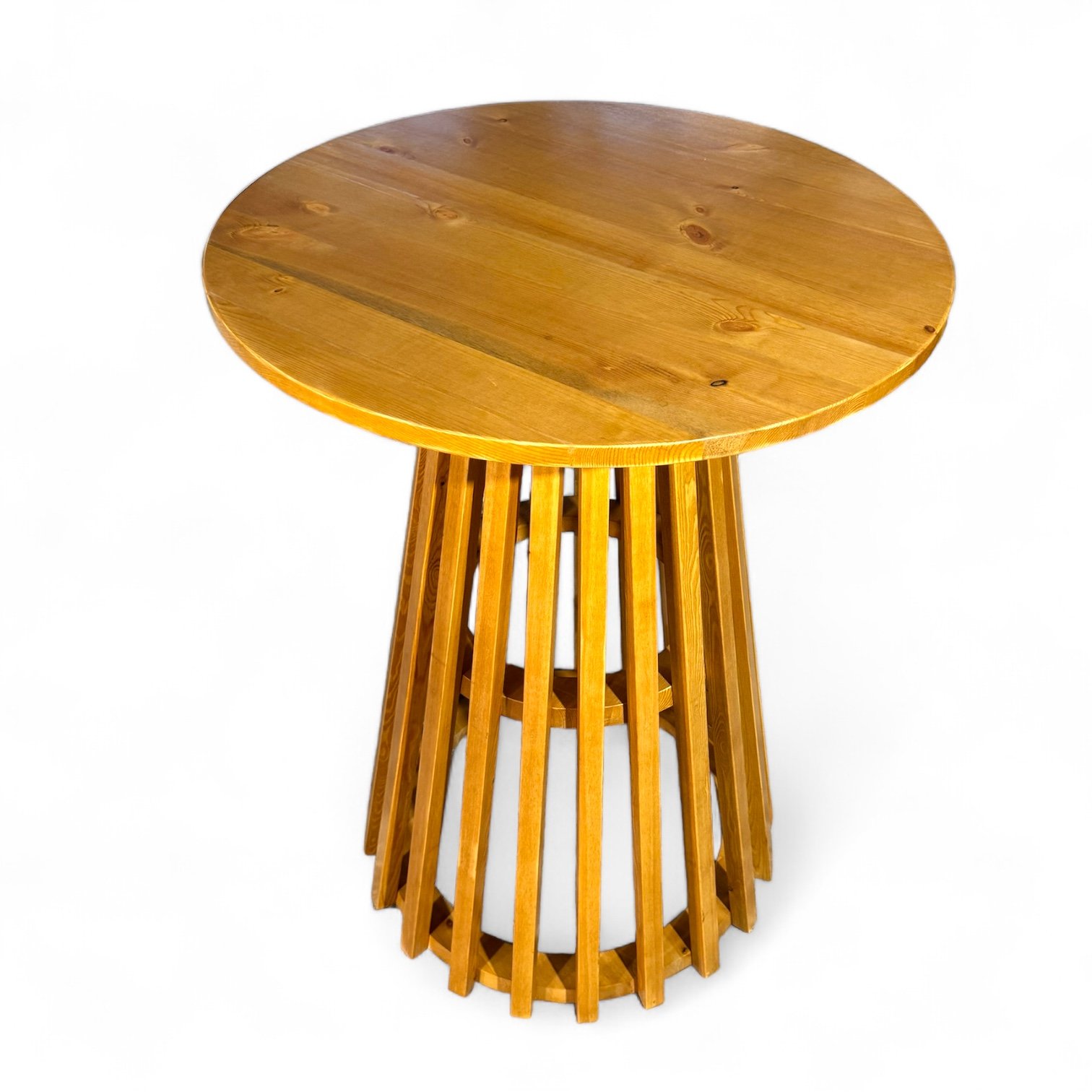 Solid wood bar table Dia 80cm round high bar party cocktail table