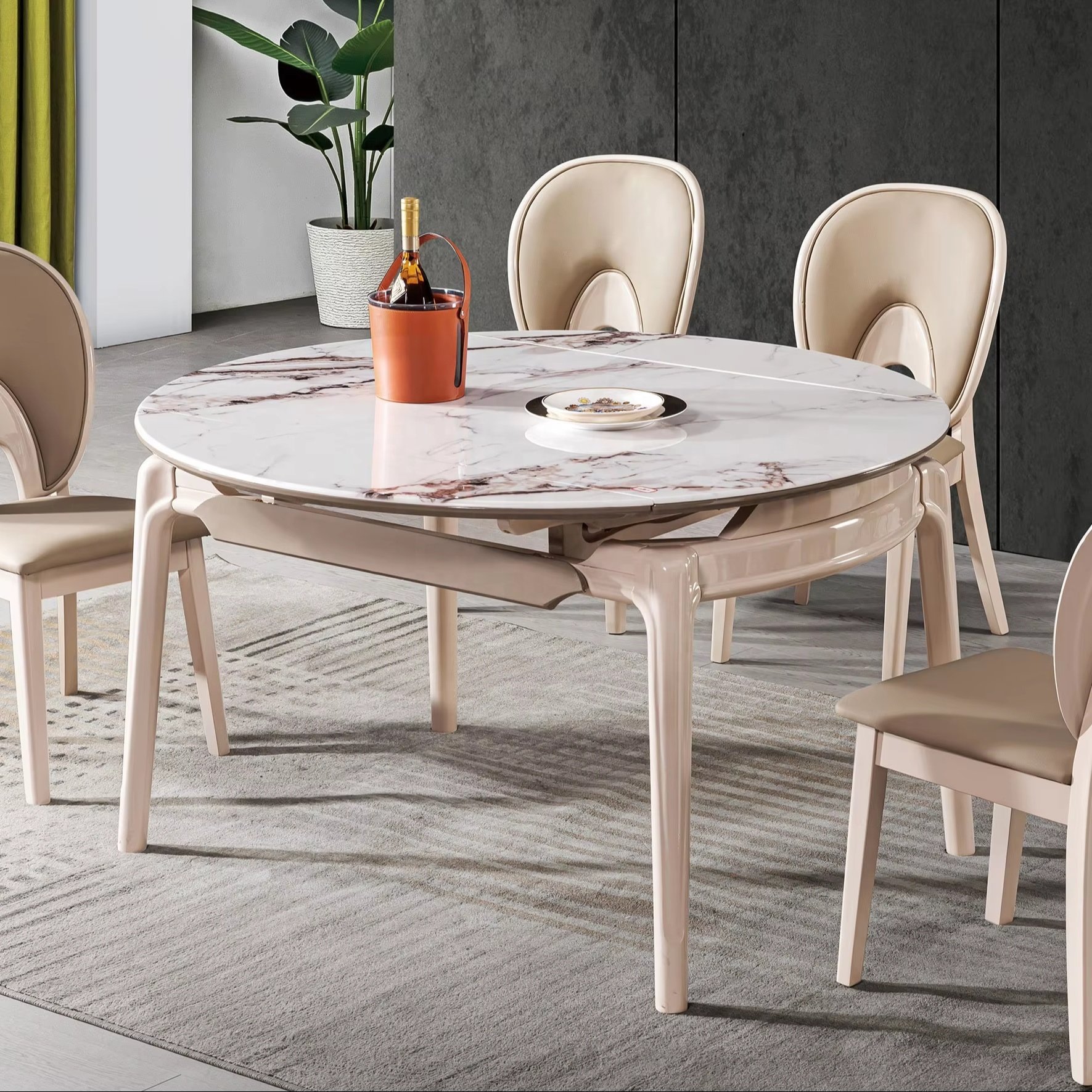 Set Room Marble Full Dining Table for Sets 4 Seats 8 Luxury Furniture European Chairs Seater Tables Stone 6 Full Dining Table